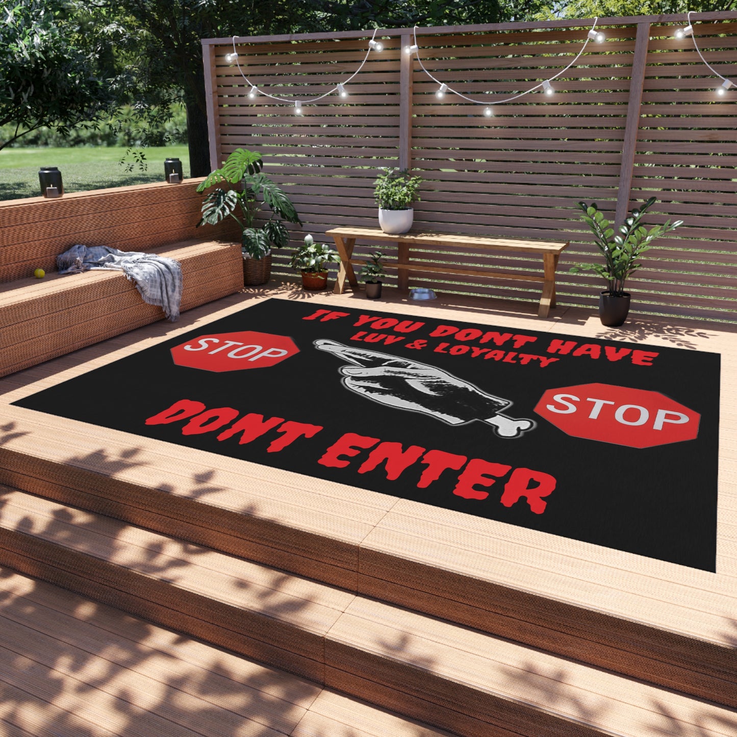 Outdoor Rug:Luv & Loyalty