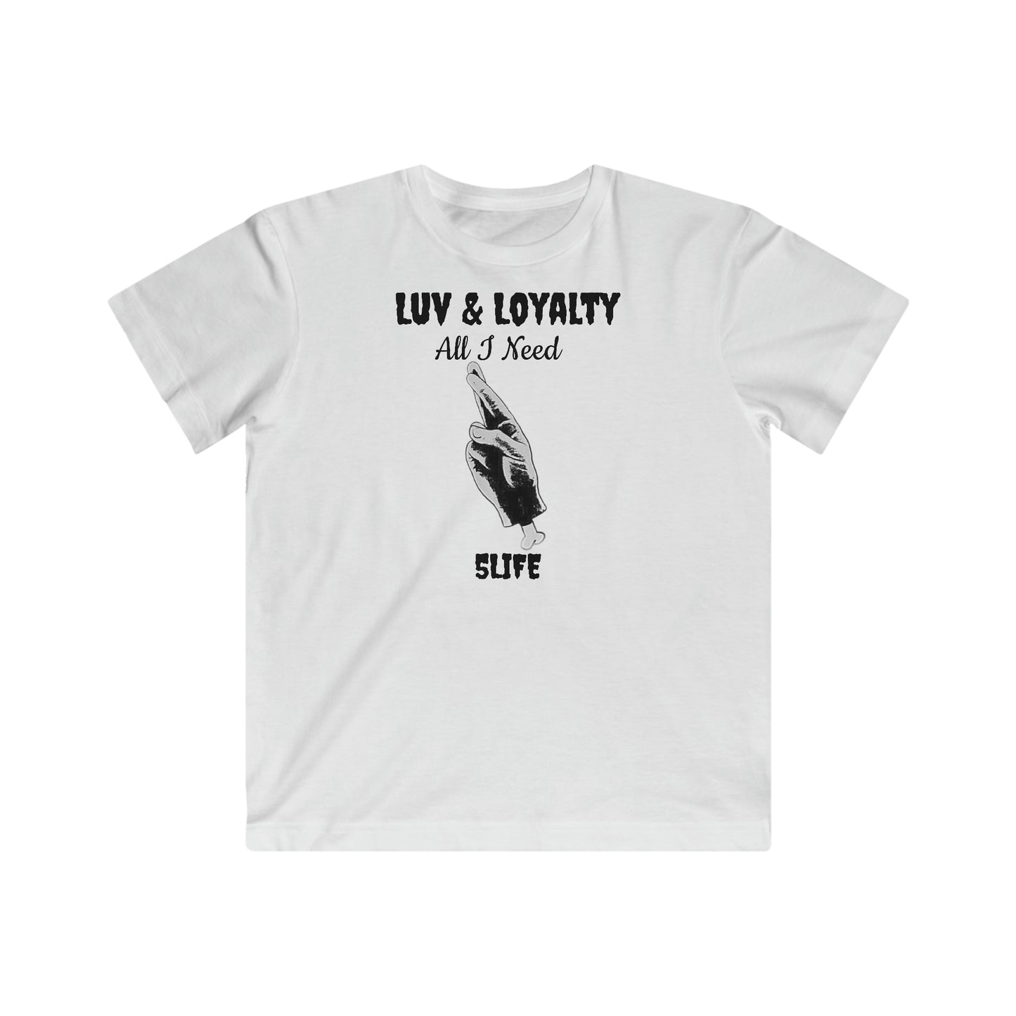 Kids Fine Jersey Tee:Luv & Loyalty Album Shirts