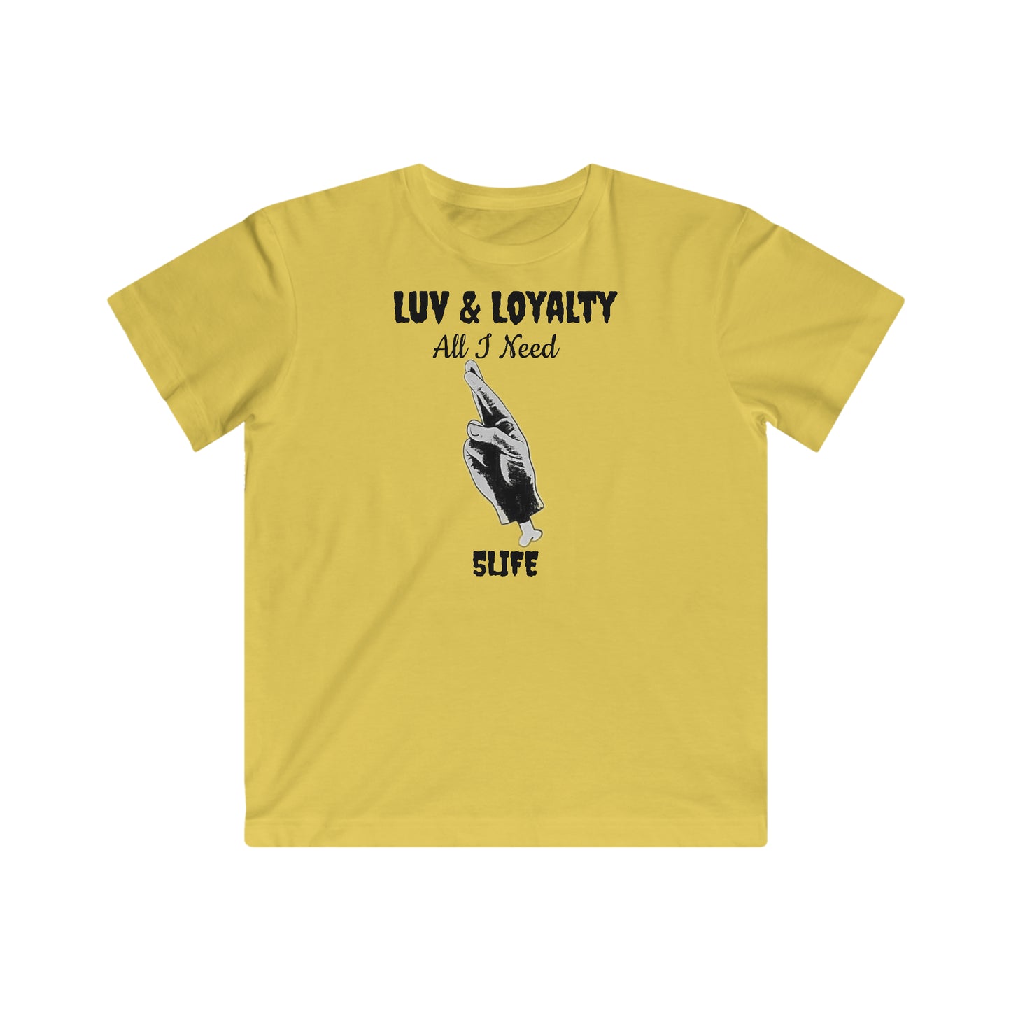 Kids Fine Jersey Tee:Luv & Loyalty Album Shirts