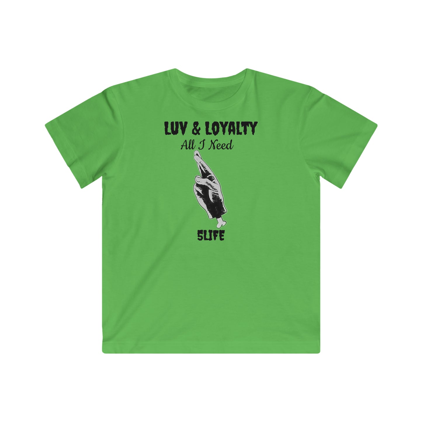 Kids Fine Jersey Tee:Luv & Loyalty Album Shirts