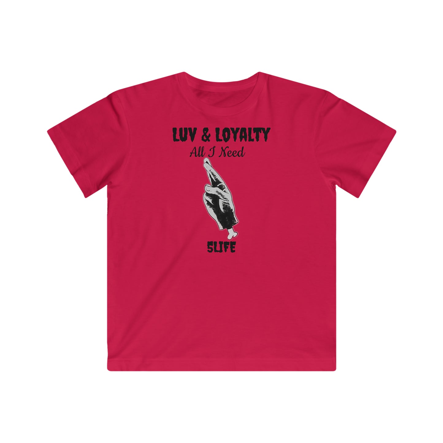 Kids Fine Jersey Tee:Luv & Loyalty Album Shirts