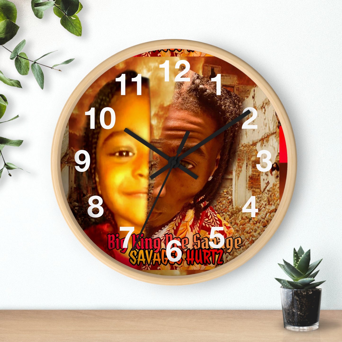 Wall clock.Big King Dre Savage (Savages Hurt2 Album)