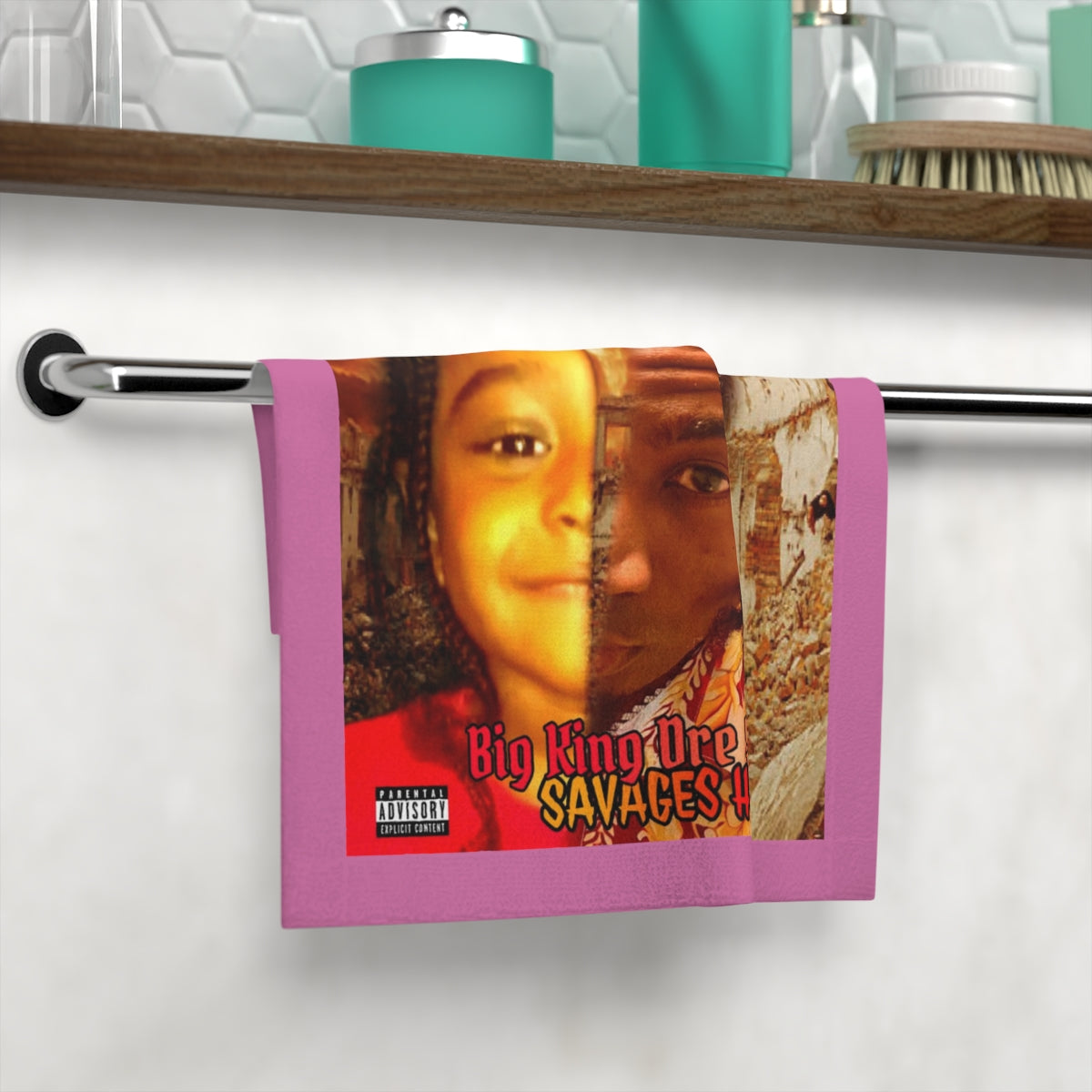 Face Towel.Big King Dre Savage (Savages Hurt2 Album)