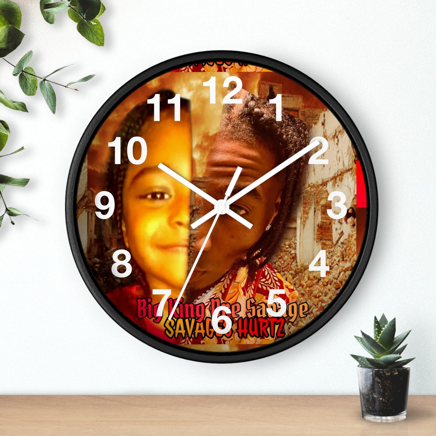 Wall clock.Big King Dre Savage (Savages Hurt2 Album)