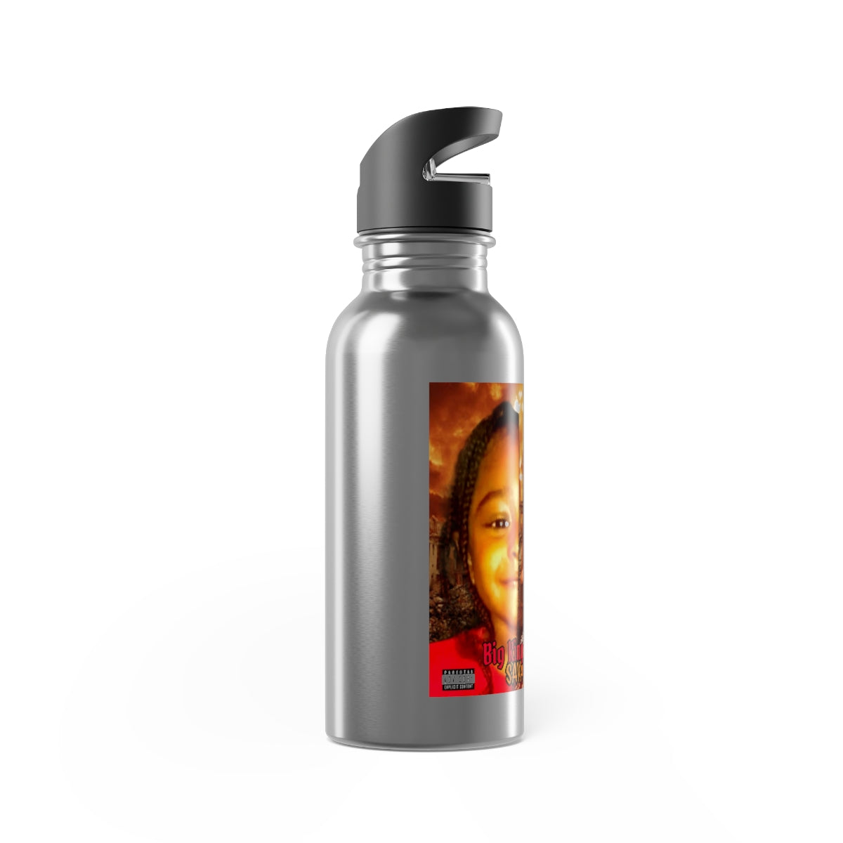 Stainless Steel Water Bottle With Straw, 20oz.Big King Dre Savage (Savages Hurt2 Album)