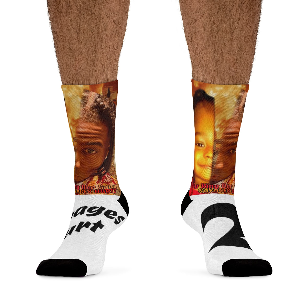 DTG Socks.Big King Dre Savage (Savages Hurt2 Album Socks)