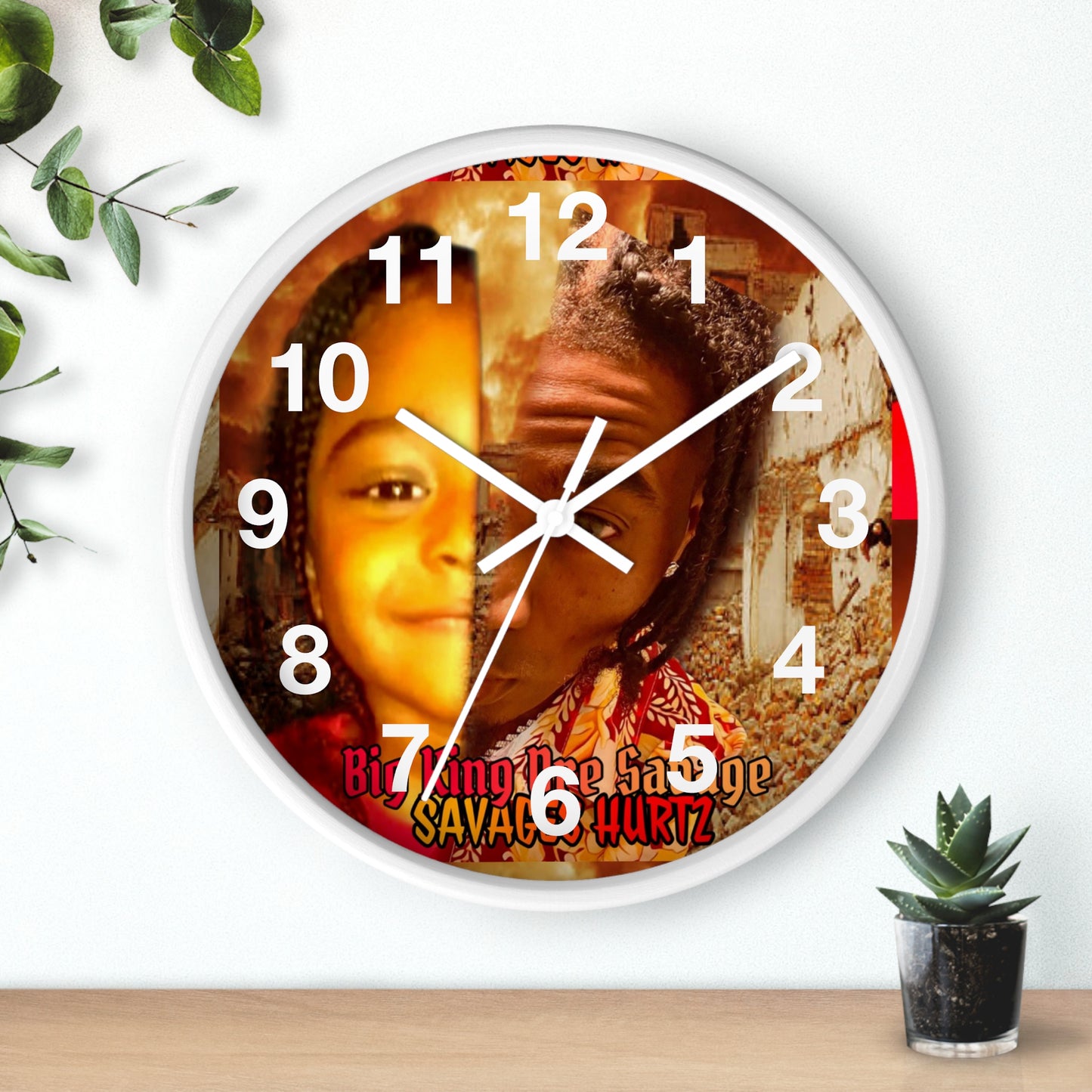 Wall clock.Big King Dre Savage (Savages Hurt2 Album)