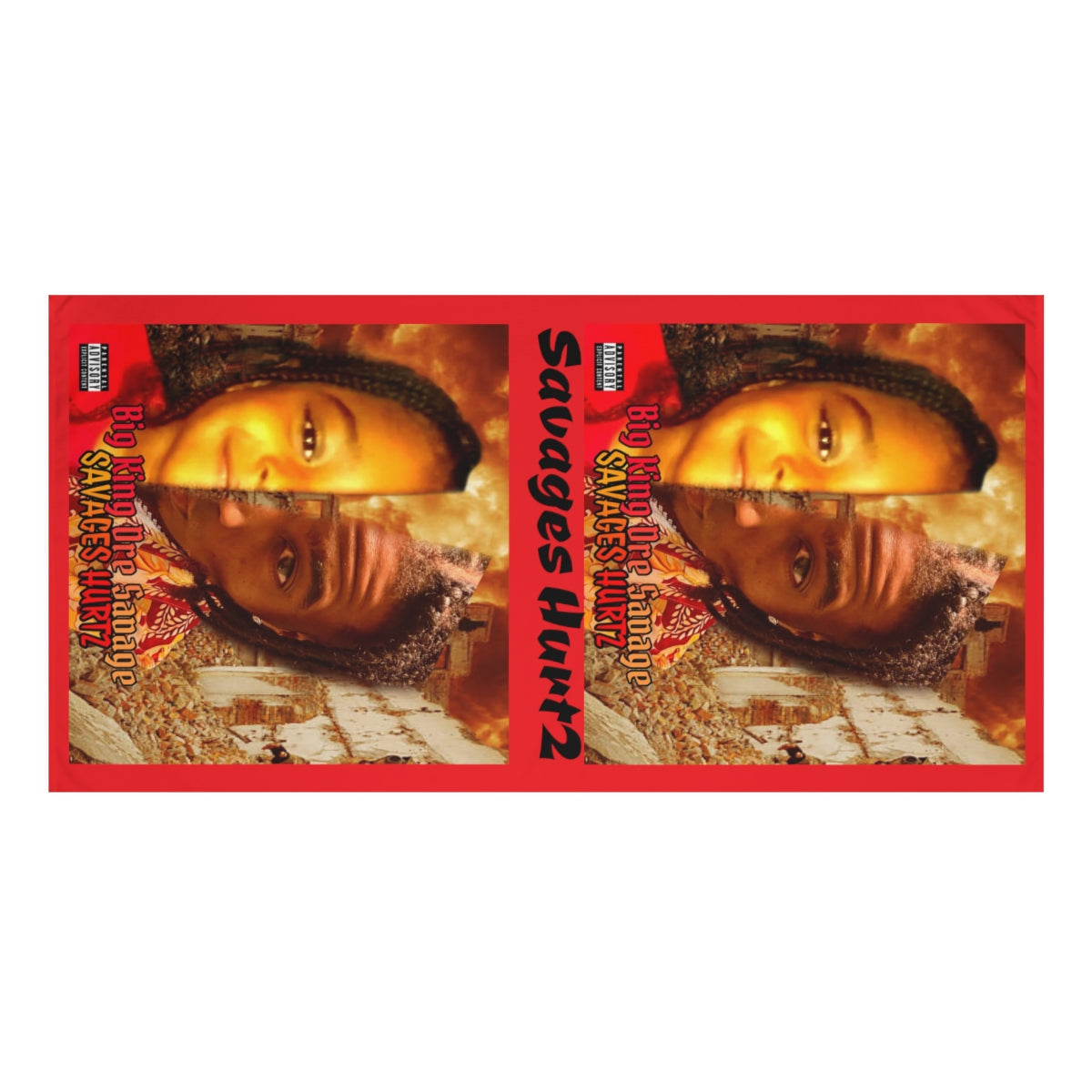 Standard Beach Towel, 30x60.Big King Dre Savage (Savages Hurt2 Album)