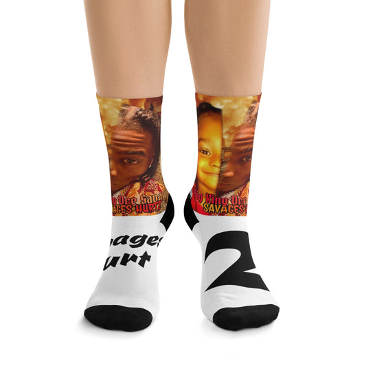 DTG Socks.Big King Dre Savage (Savages Hurt2 Album Socks)