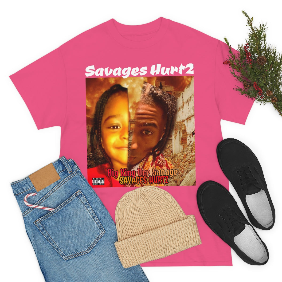 Big King Dre Savage (Savages Hurt2 Album Shirt)