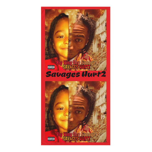 Standard Beach Towel, 30x60.Big King Dre Savage (Savages Hurt2 Album)