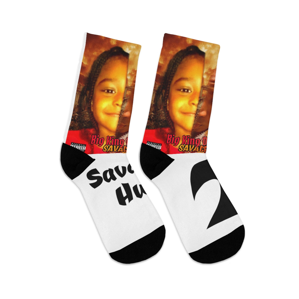 DTG Socks.Big King Dre Savage (Savages Hurt2 Album Socks)