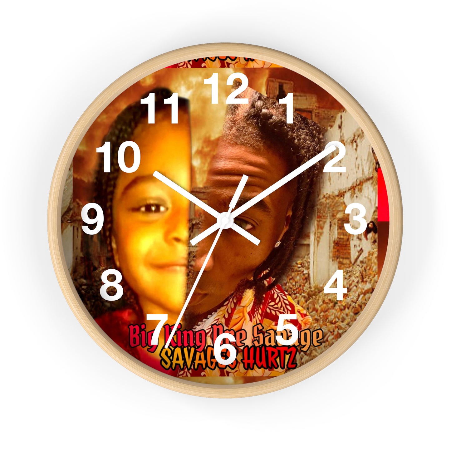 Wall clock.Big King Dre Savage (Savages Hurt2 Album)