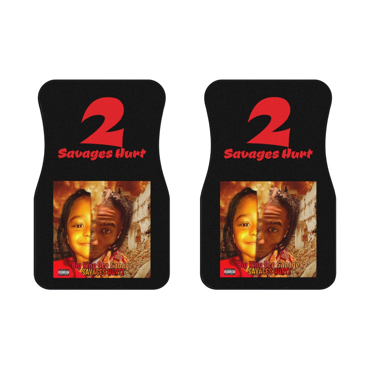 Car Mats (2x Front)Big King Dre Savage (Savages Hurt2 Album)