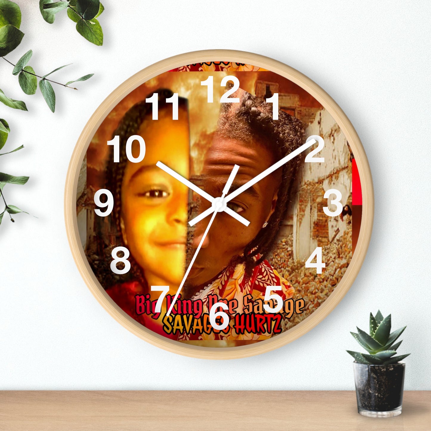 Wall clock.Big King Dre Savage (Savages Hurt2 Album)