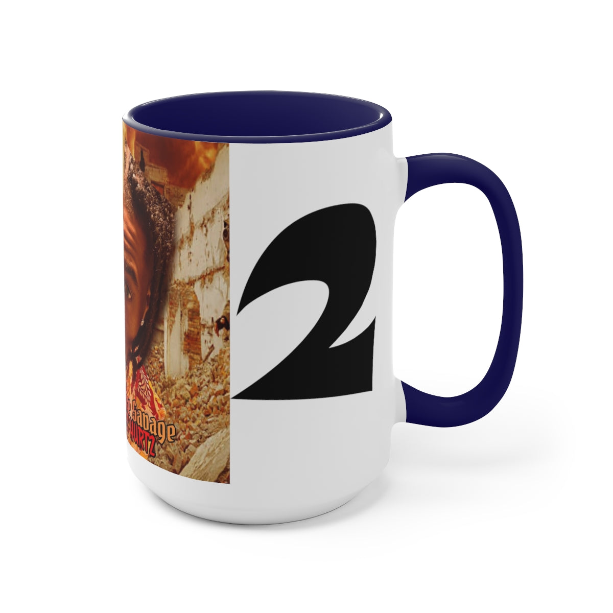 Two-Tone Coffee Mugs, 15oz Big King Dre Savage (Savages Hurt2 Album)